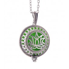 AROMATHERAPY DIFFUSER NECKLACE LOTUS